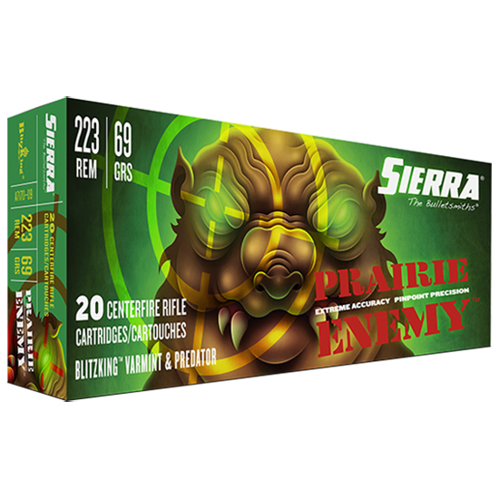 SIE AMMO 223REM 69GR BLITZ KING 20/10 - Ammunition